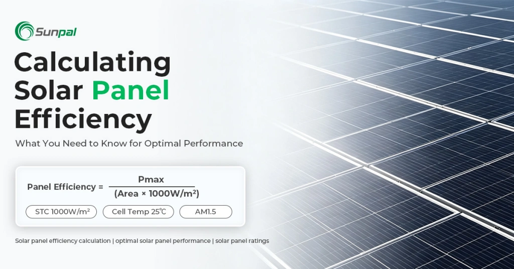 Calculating Solar Panel Efficiency: Formula, Methods & Factors for Optimal Performance